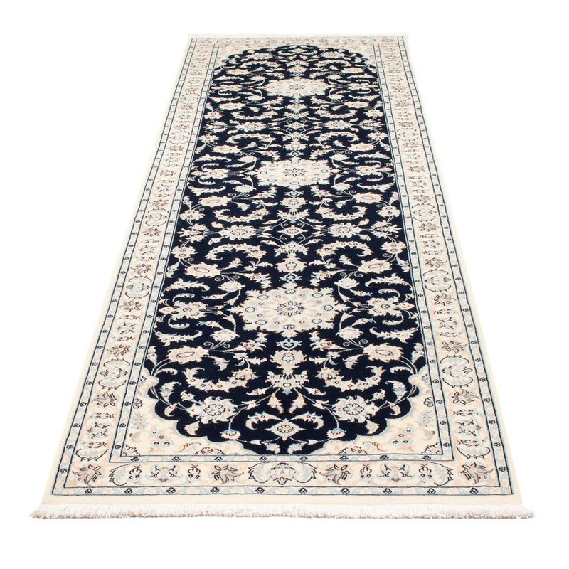 Runner Perser Rug - Nain - Premium - 297 x 81 cm - dark blue