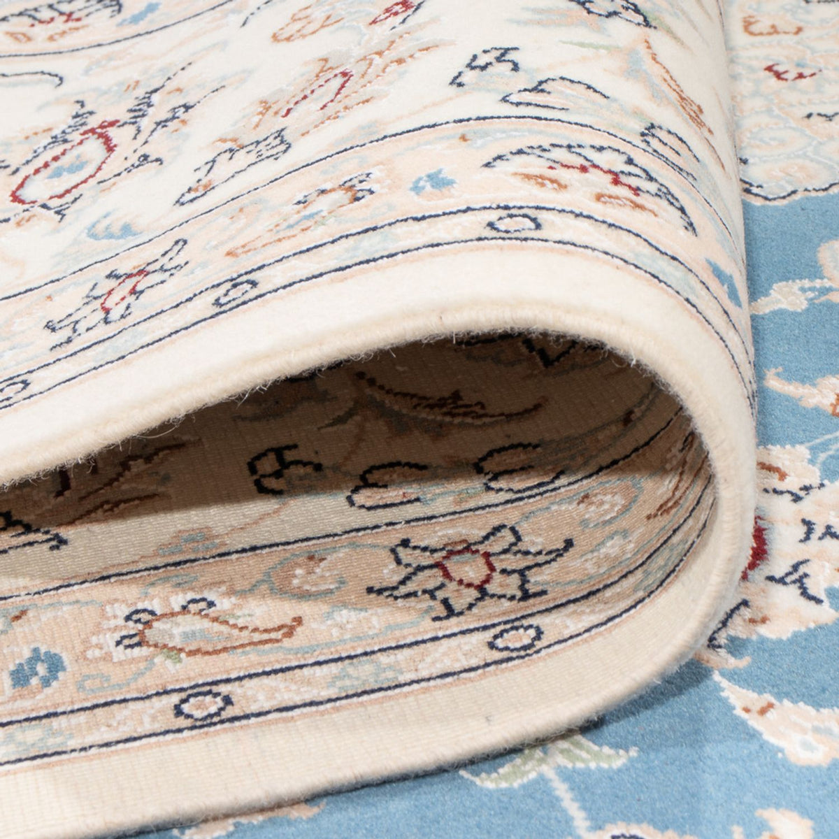 Perser Rug - Nain - Premium - 303 x 247 cm - light blue