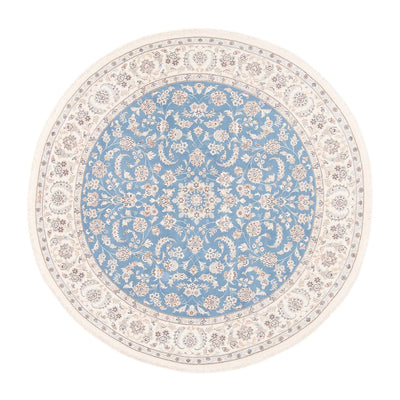 Perser Rug - Nain round  - 200 x 200 cm - light blue