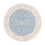 Perser Rug - Nain round  - 200 x 200 cm - light blue