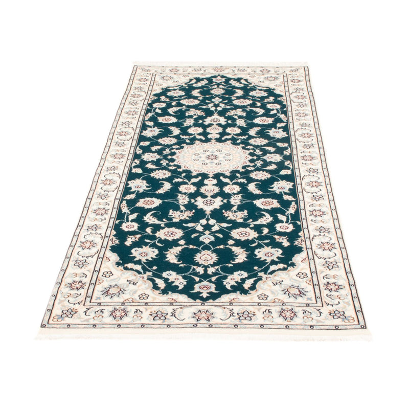 Runner Perser Rug - Nain - Royal - 200 x 81 cm - green