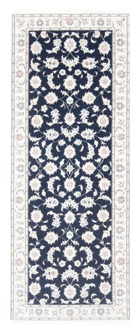 Runner Perser Rug - Nain - Royal - 200 x 80 cm - dark blue