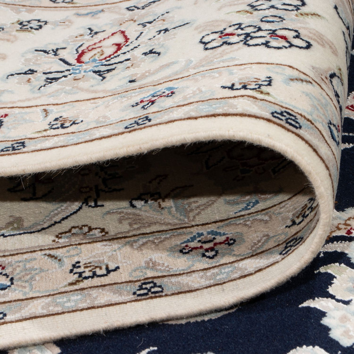 Perser Rug - Nain - Premium - 294 x 197 cm - dark blue