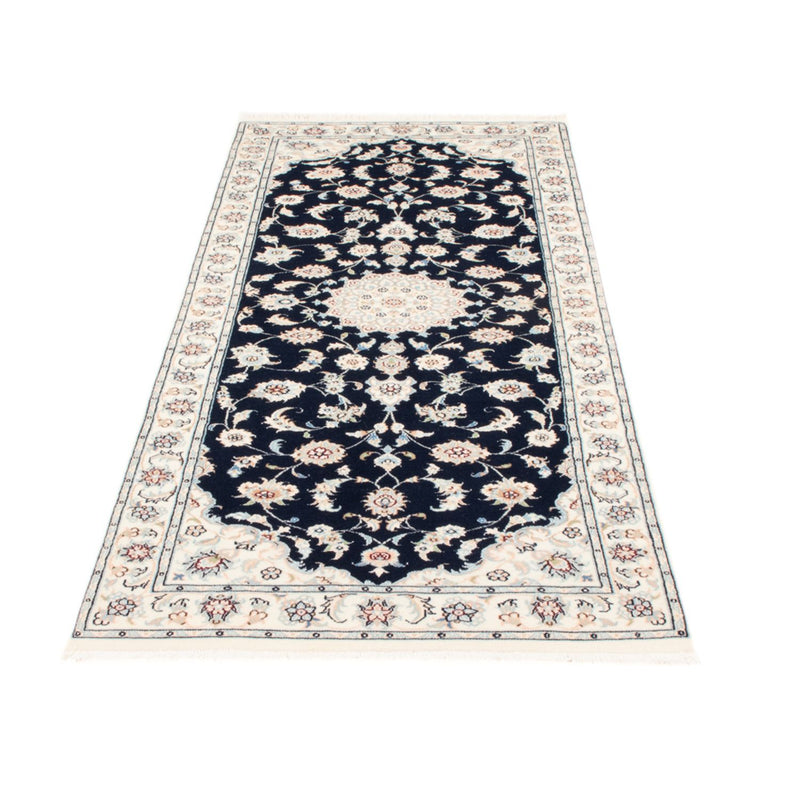 Runner Perser Rug - Nain - Royal - 204 x 81 cm - dark blue