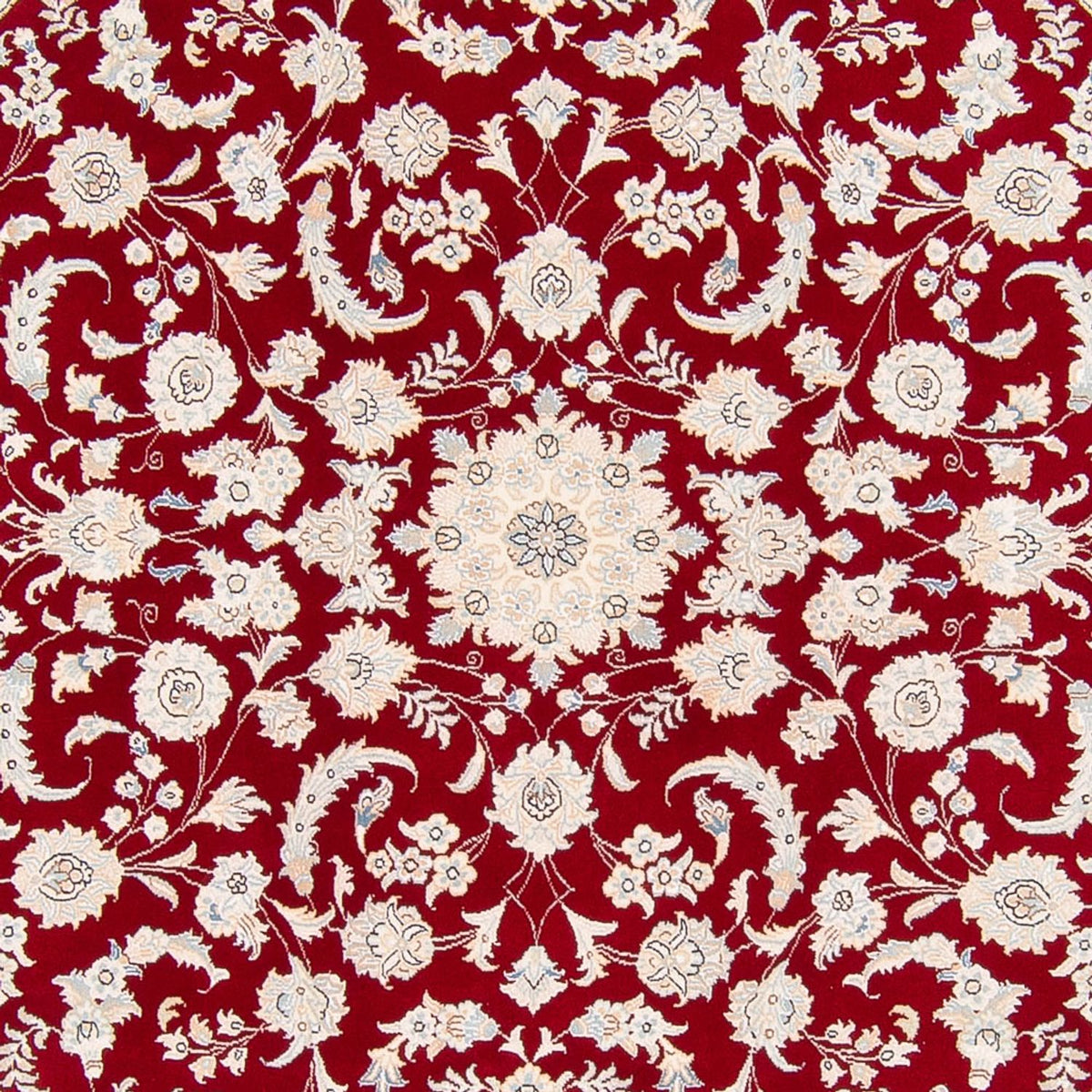 Perser Rug - Nain round  - 200 x 200 cm - red