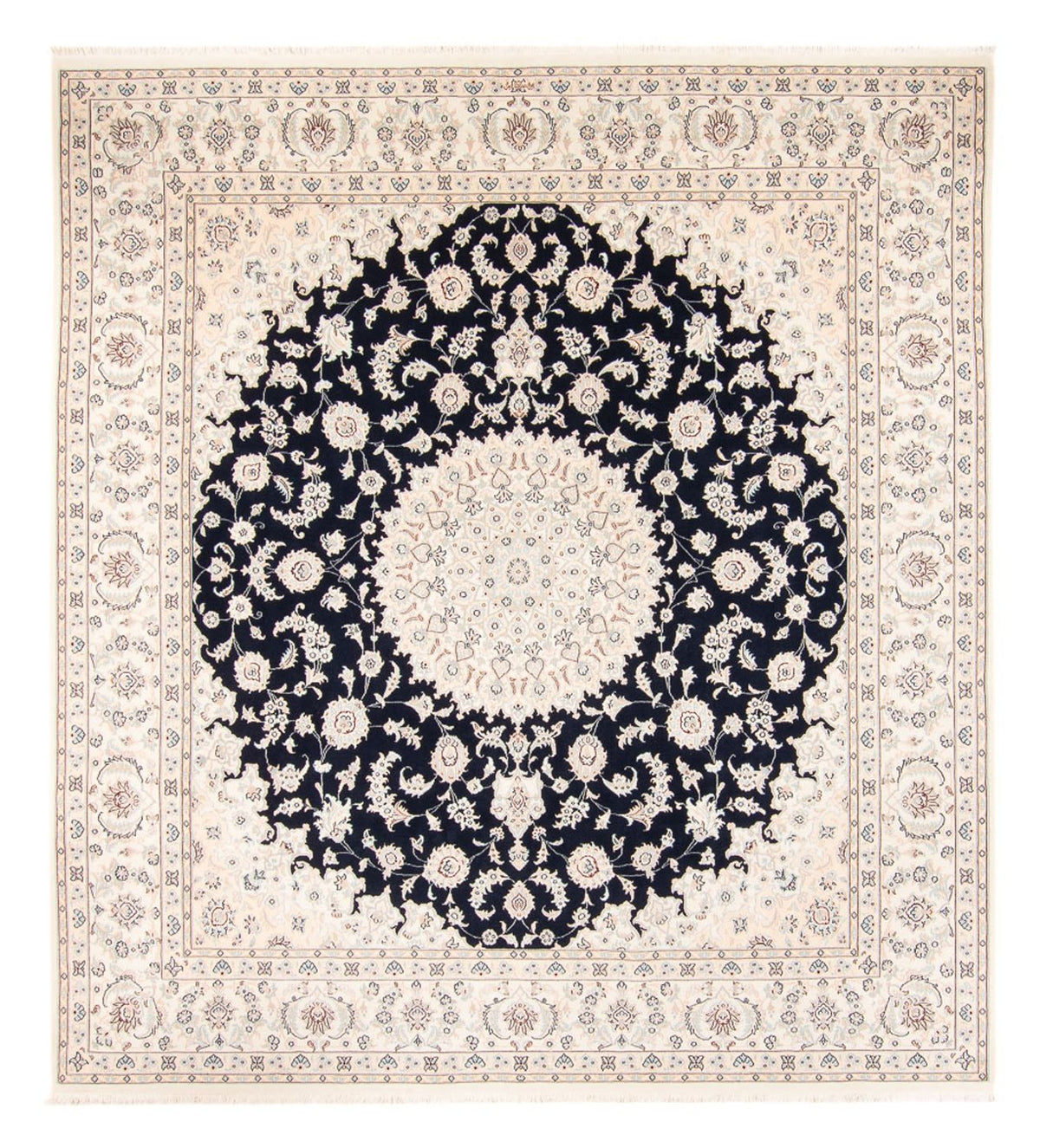 Perser Rug - Nain - 268 x 245 cm - dark blue