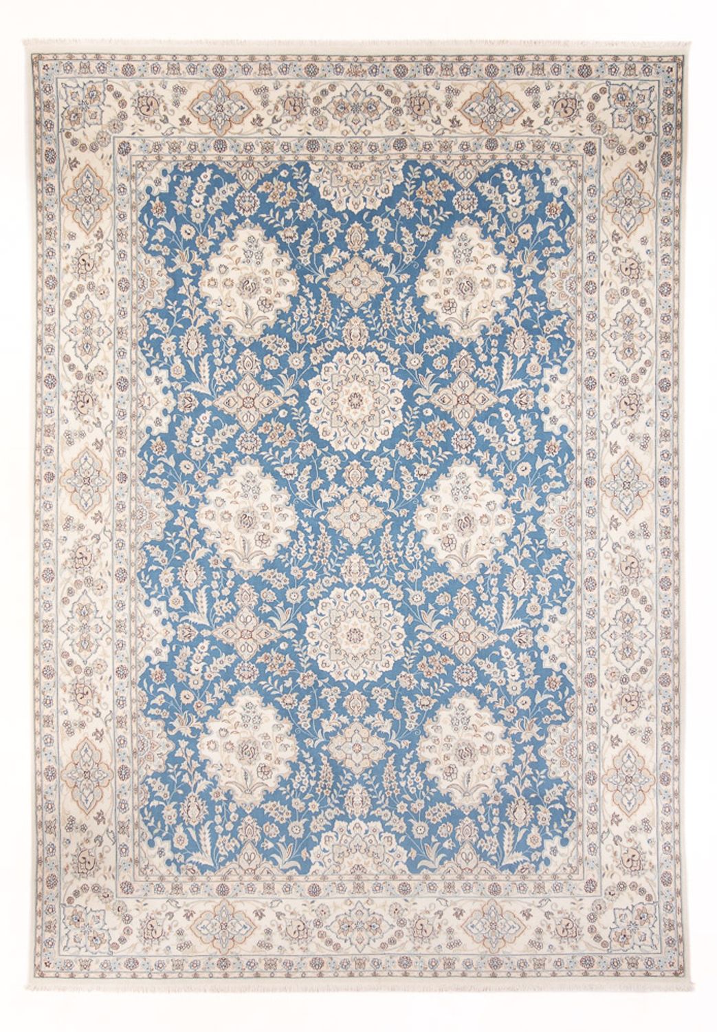 Perser Rug - Nain - Premium - 335 x 247 cm - light blue