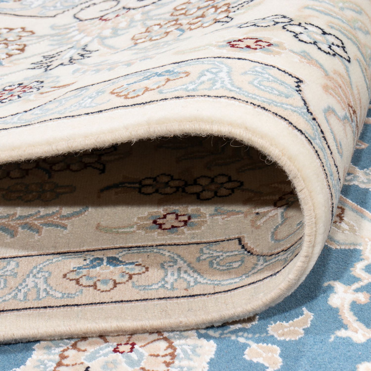 Perser Rug - Nain - Premium - 304 x 198 cm - light blue