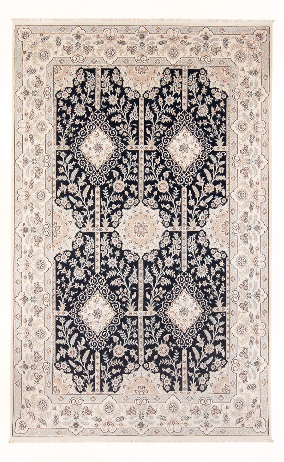 Perser Rug - Nain - Premium - 304 x 199 cm - dark blue