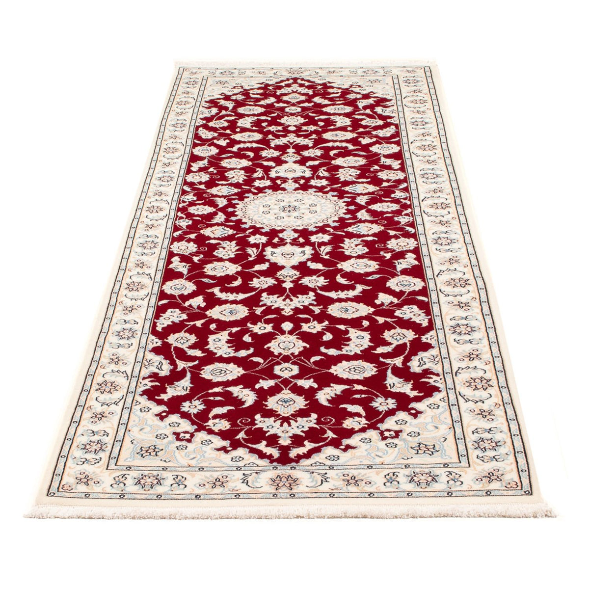 Runner Perser Rug - Nain - Premium - 248 x 81 cm - red