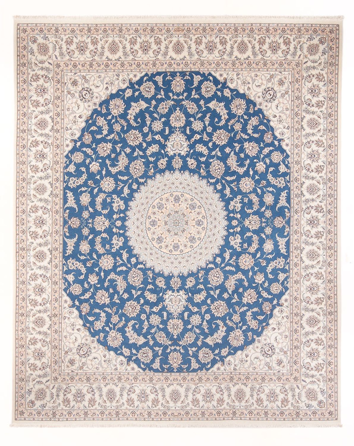 Perser Rug - Nain - Premium - 296 x 248 cm - light blue