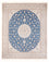 Perser Rug - Nain - Premium - 296 x 248 cm - light blue