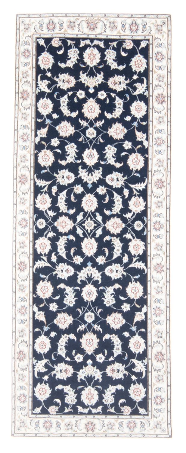 Runner Perser Rug - Nain - Royal - 203 x 79 cm - dark blue