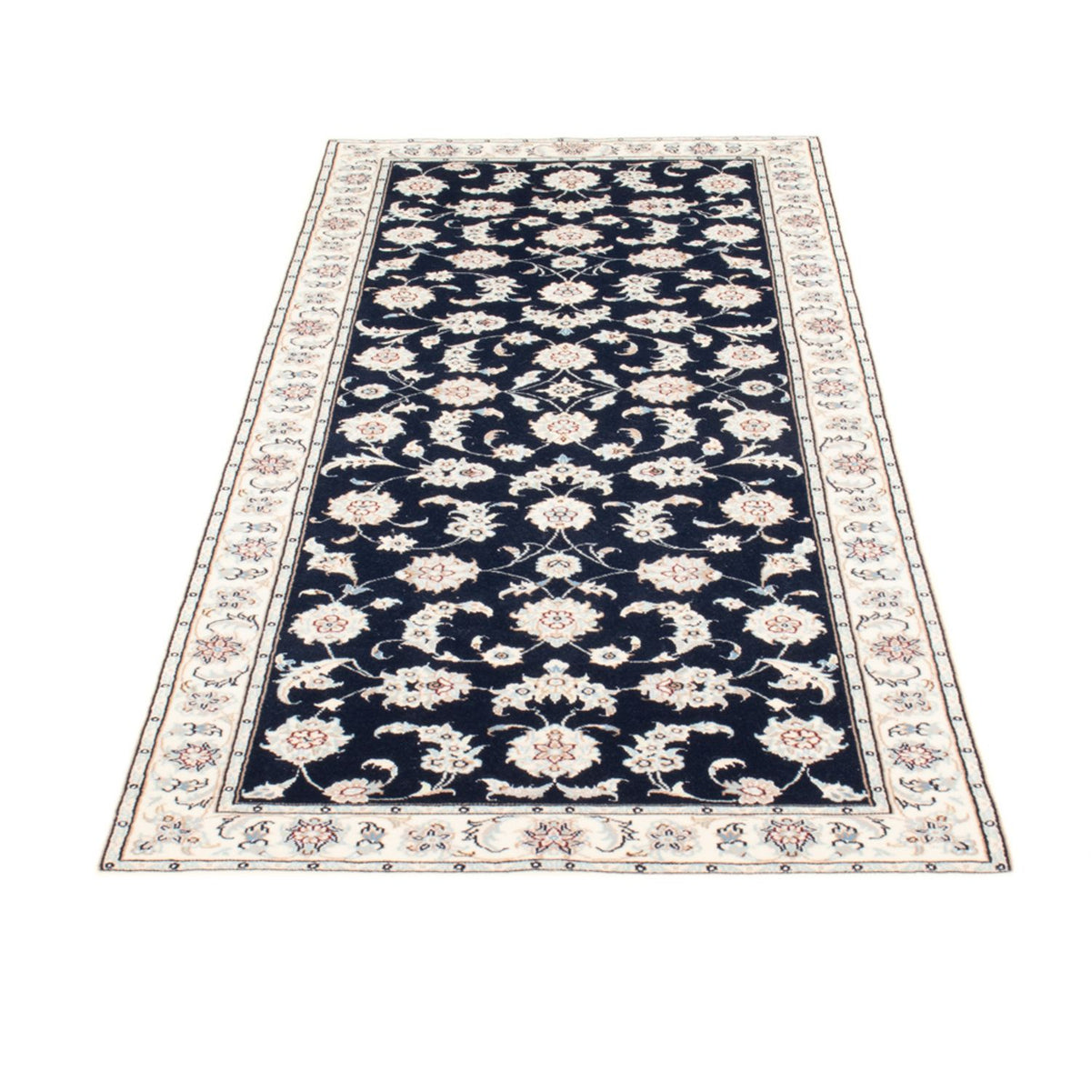 Runner Perser Rug - Nain - Royal - 203 x 79 cm - dark blue