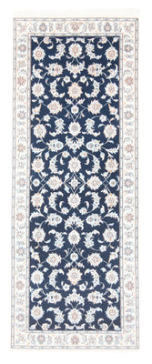Runner Perser Rug - Nain - Royal - 205 x 78 cm - dark blue
