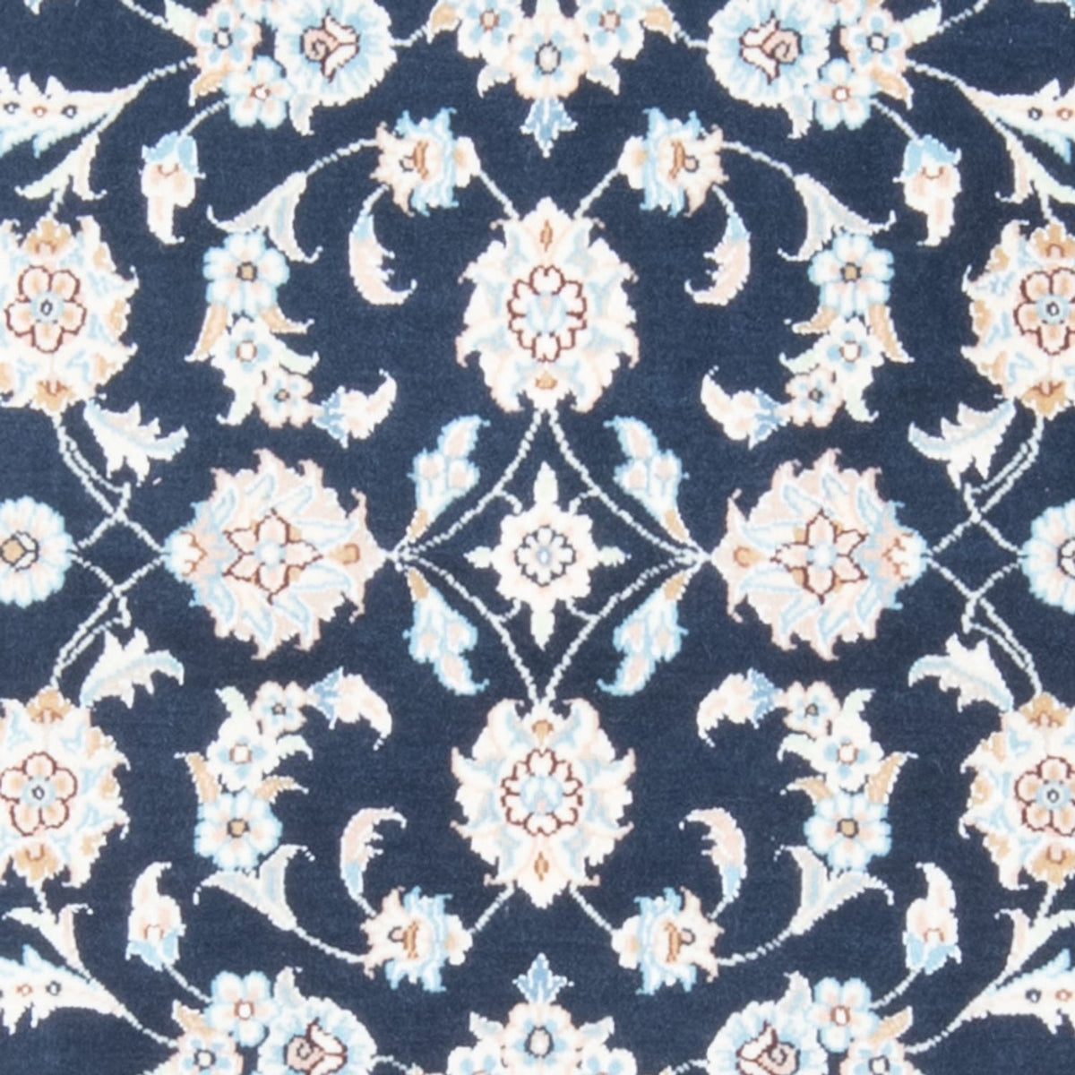 Runner Perser Rug - Nain - Royal - 205 x 78 cm - dark blue