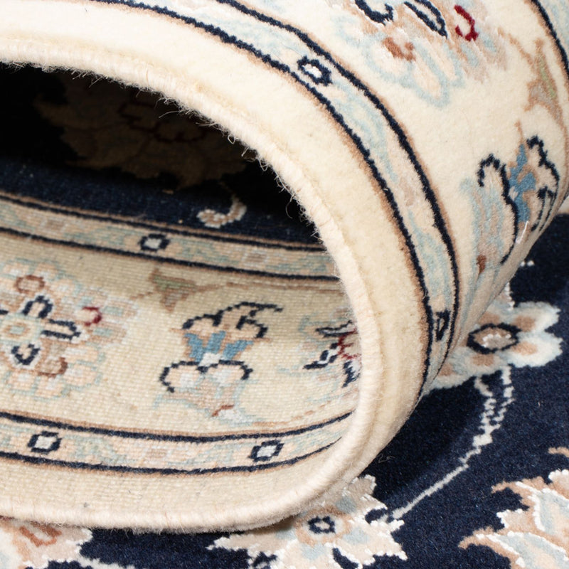 Runner Perser Rug - Nain - Royal - 205 x 78 cm - dark blue