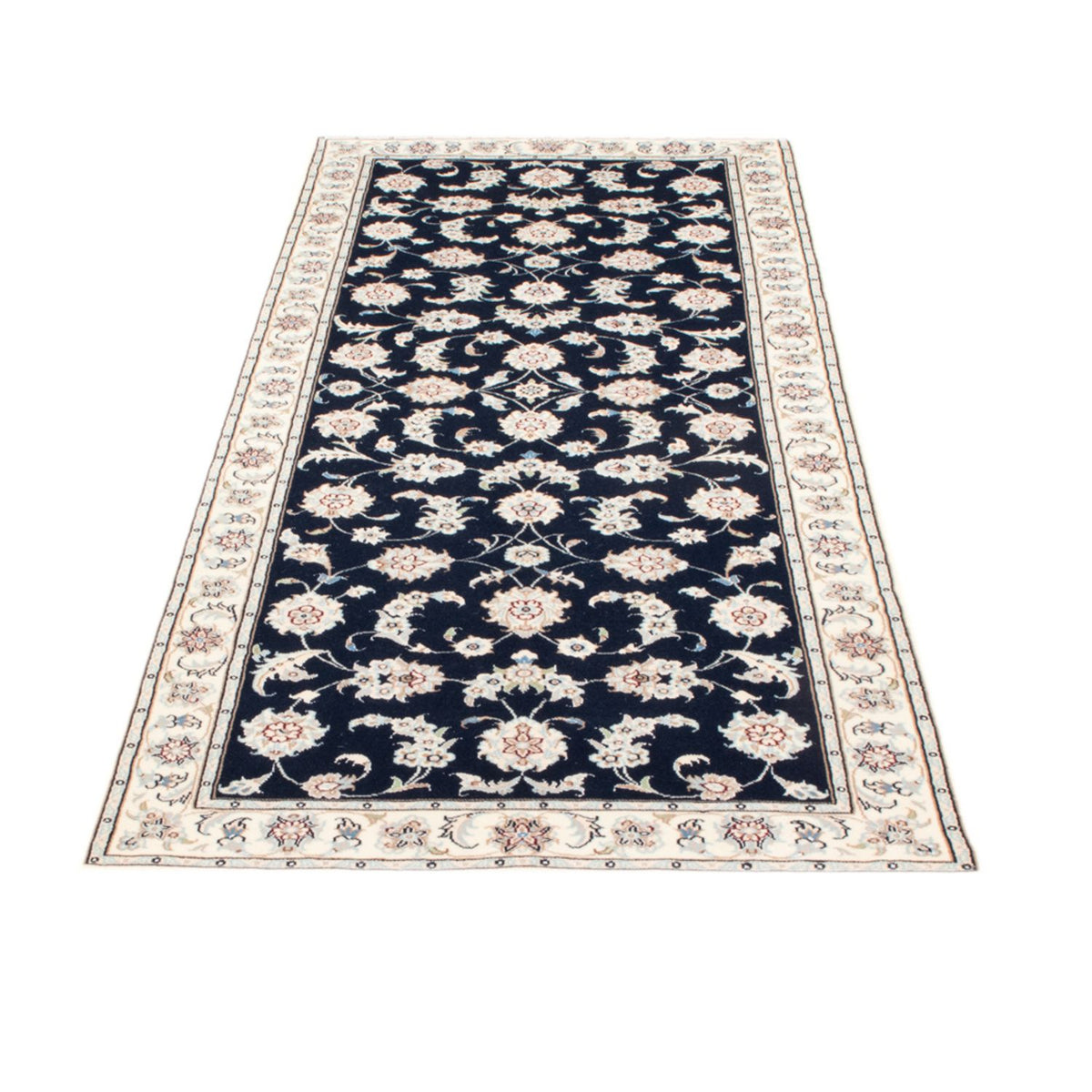Runner Perser Rug - Nain - Royal - 205 x 78 cm - dark blue