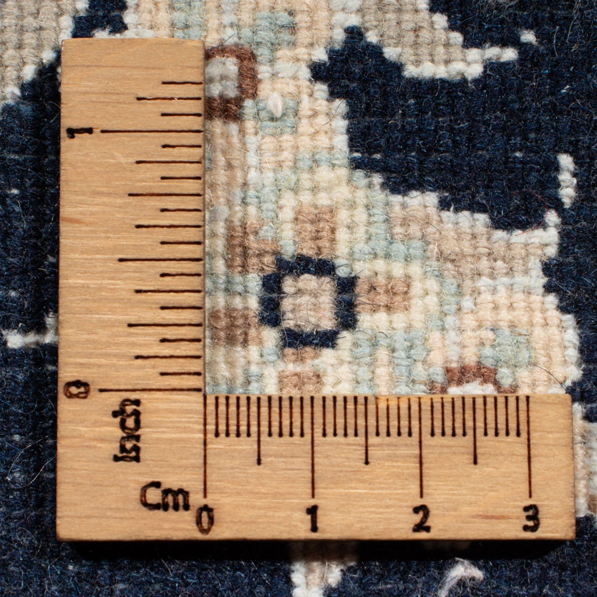 Runner Perser Rug - Nain - Royal - 205 x 78 cm - dark blue