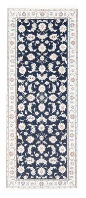 Runner Perser Rug - Nain - Royal - 205 x 80 cm - dark blue