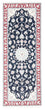 Runner Perser Rug - Nain - Royal - 196 x 79 cm - dark blue