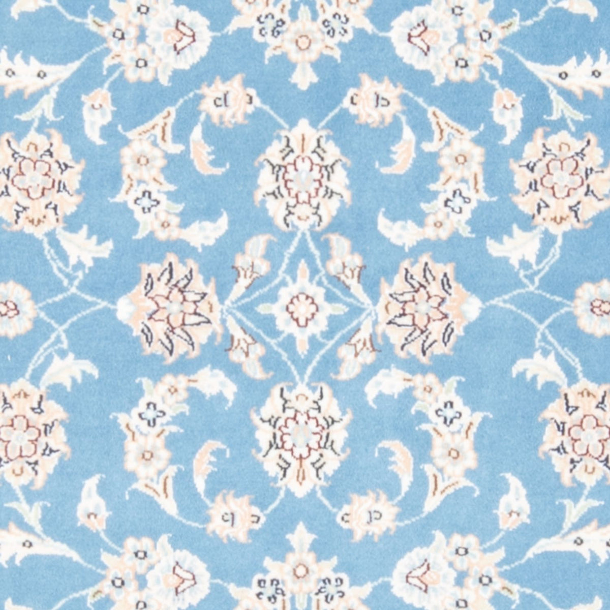 Runner Perser Rug - Nain - Royal - 209 x 84 cm - light blue