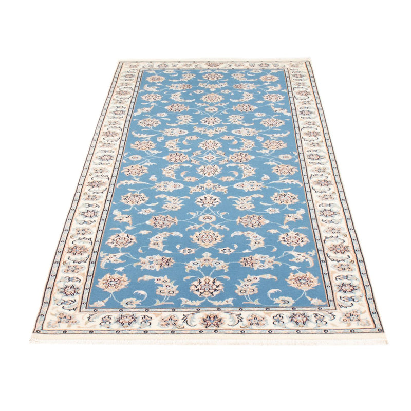 Runner Perser Rug - Nain - Royal - 209 x 84 cm - light blue