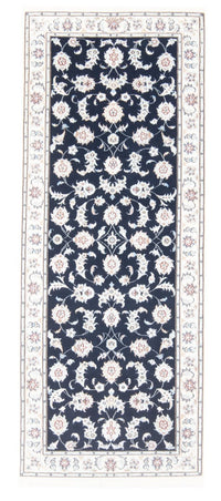 Runner Perser Rug - Nain - Royal - 202 x 78 cm - dark blue