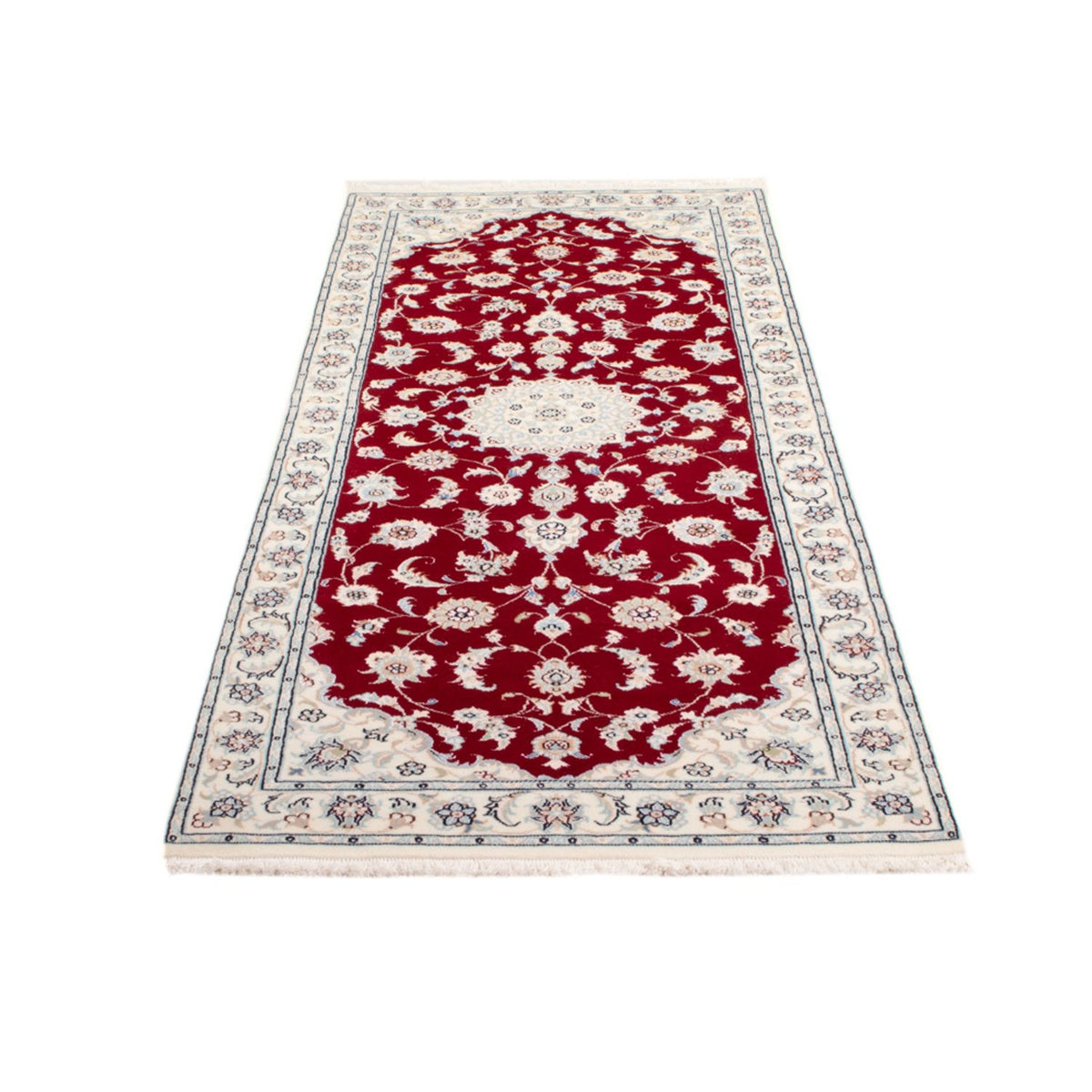 Runner Perser Rug - Nain - Royal - 204 x 81 cm - red