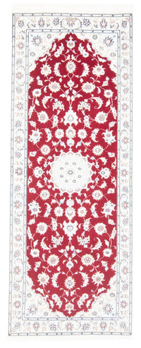 Runner Perser Rug - Nain - Royal - 206 x 80 cm - red