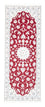 Runner Perser Rug - Nain - Royal - 200 x 80 cm - red