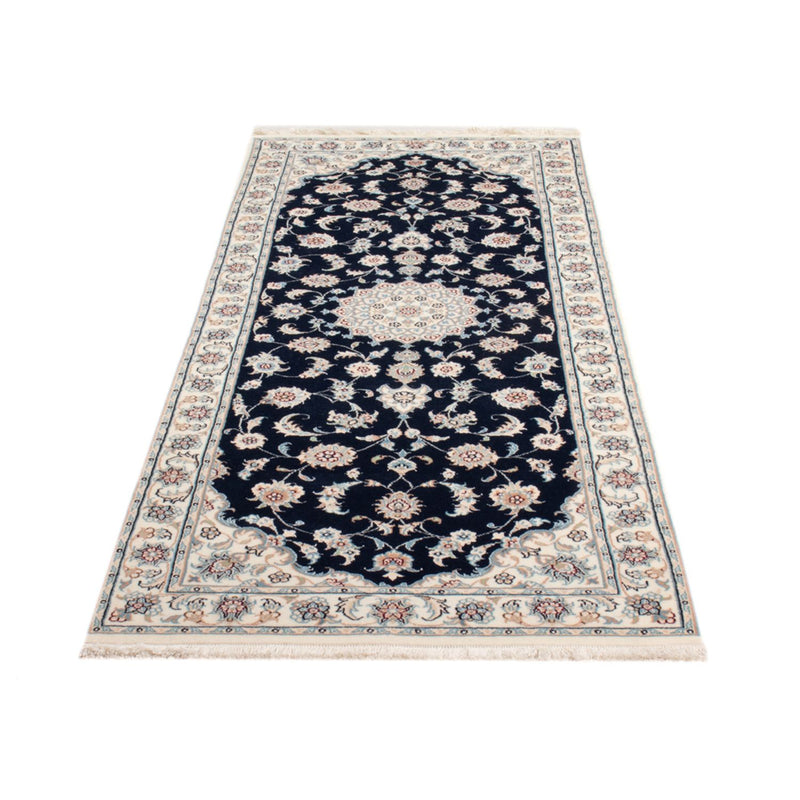 Runner Perser Rug - Nain - Royal - 201 x 78 cm - dark blue