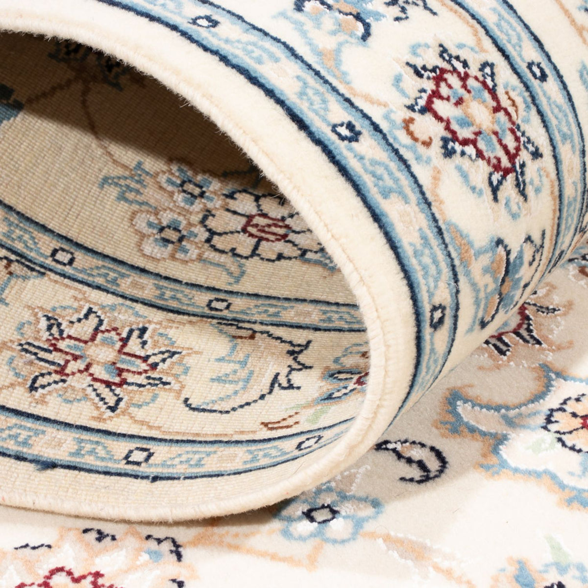 Runner Perser Rug - Nain - Royal - 203 x 80 cm - cream