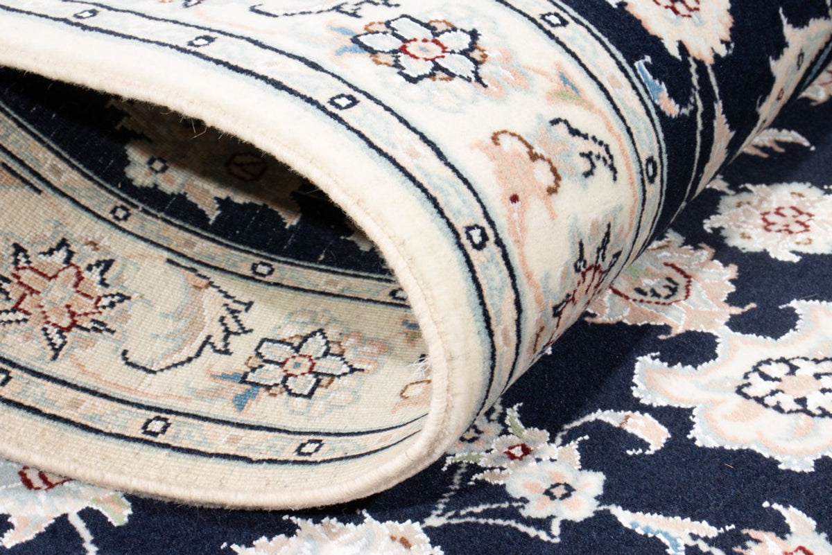 Runner Perser Rug - Nain - Royal - 198 x 81 cm - dark blue