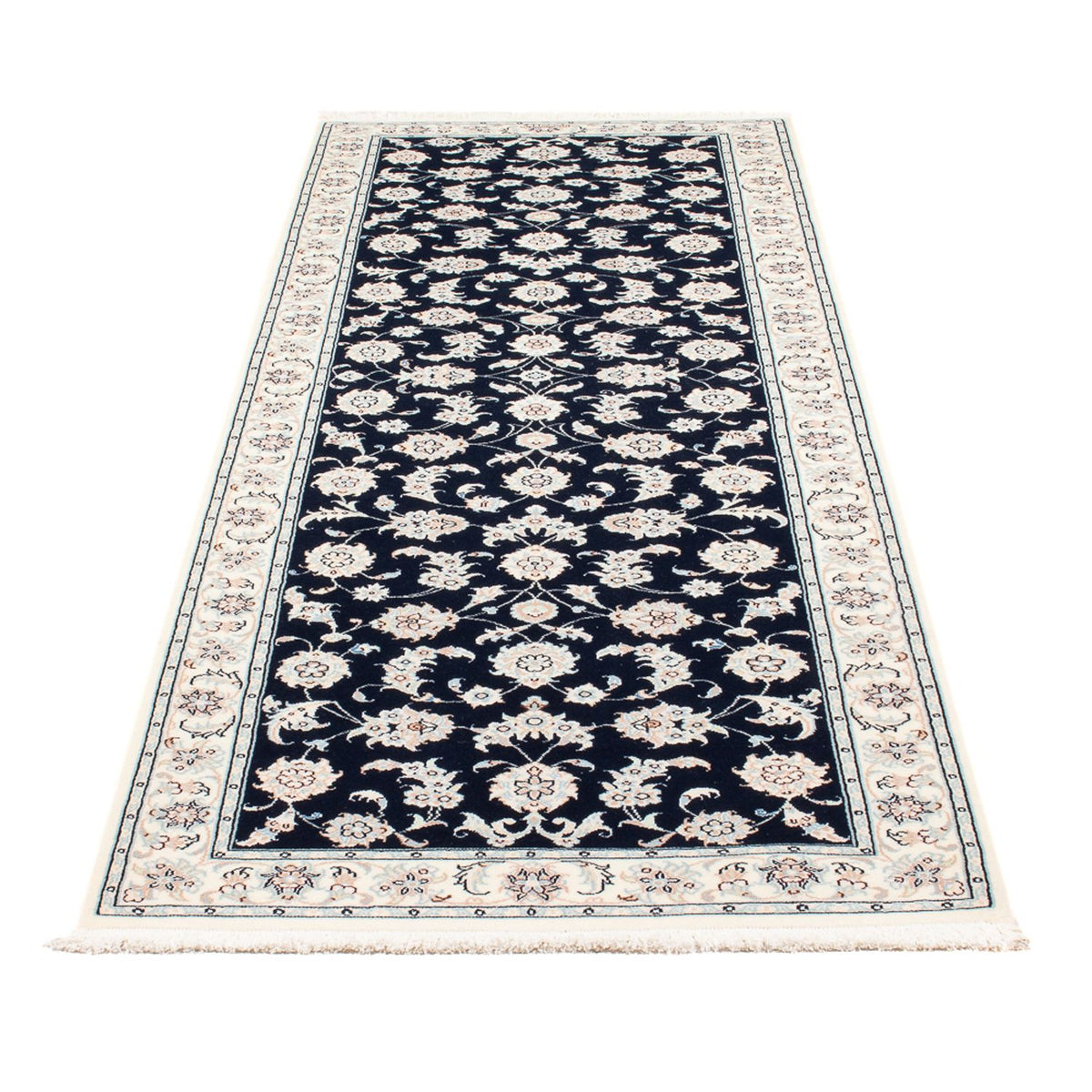 Runner Perser Rug - Nain - Premium - 248 x 83 cm - dark blue