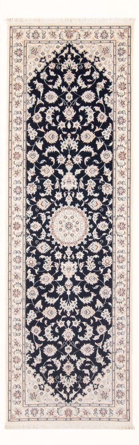 Runner Perser Rug - Nain - Premium - 241 x 83 cm - dark blue
