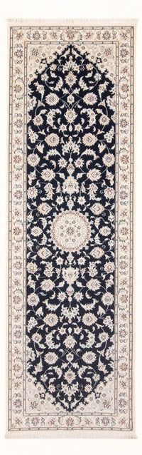 Runner Perser Rug - Nain - Premium - 241 x 83 cm - dark blue