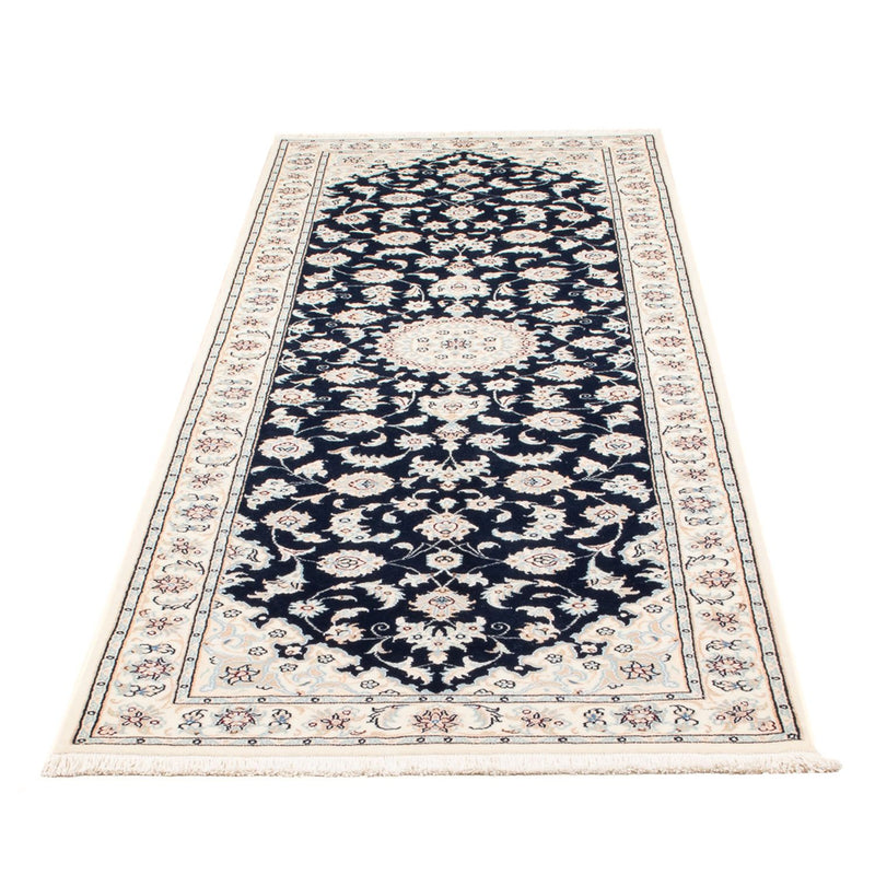 Runner Perser Rug - Nain - Premium - 241 x 83 cm - dark blue