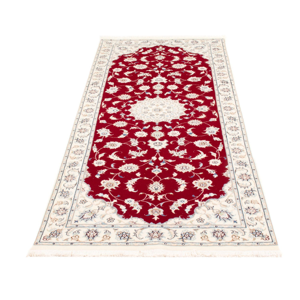 Runner Perser Rug - Nain - Royal - 202 x 80 cm - red