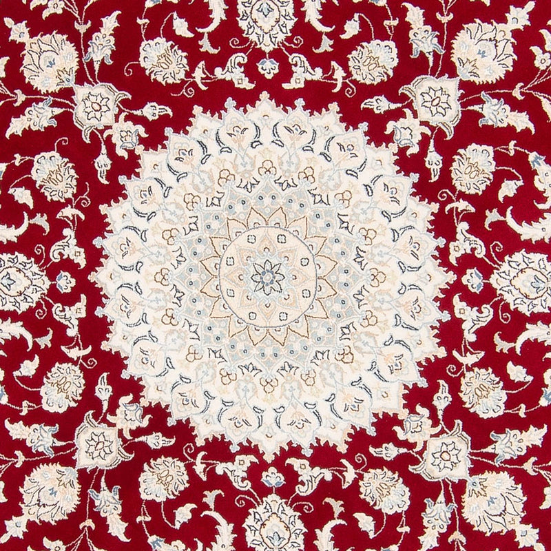 Perser Rug - Nain round  - 200 x 200 cm - red