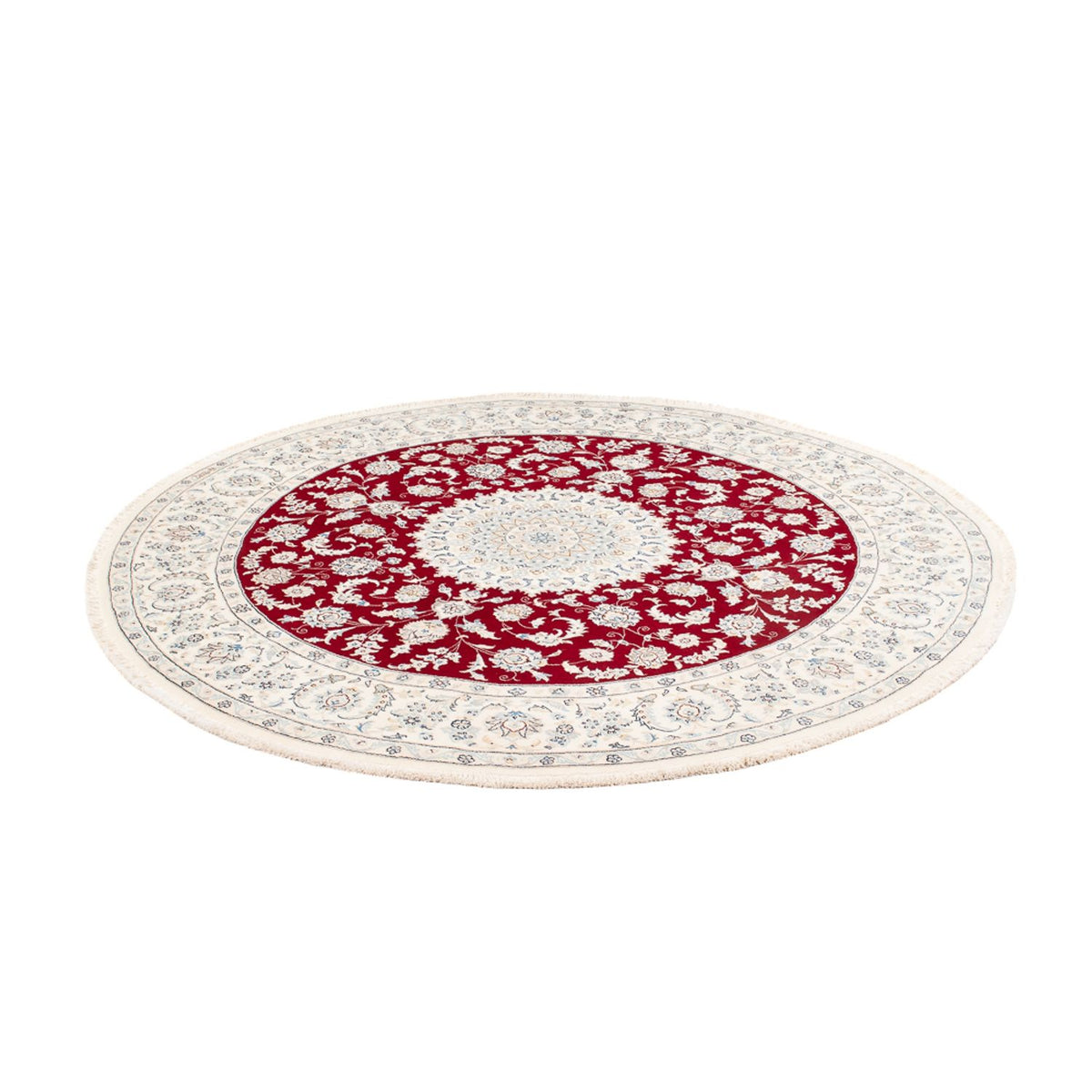 Perser Rug - Nain round  - 200 x 200 cm - red