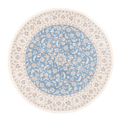 Perser Rug - Nain round  - 200 x 200 cm - light blue
