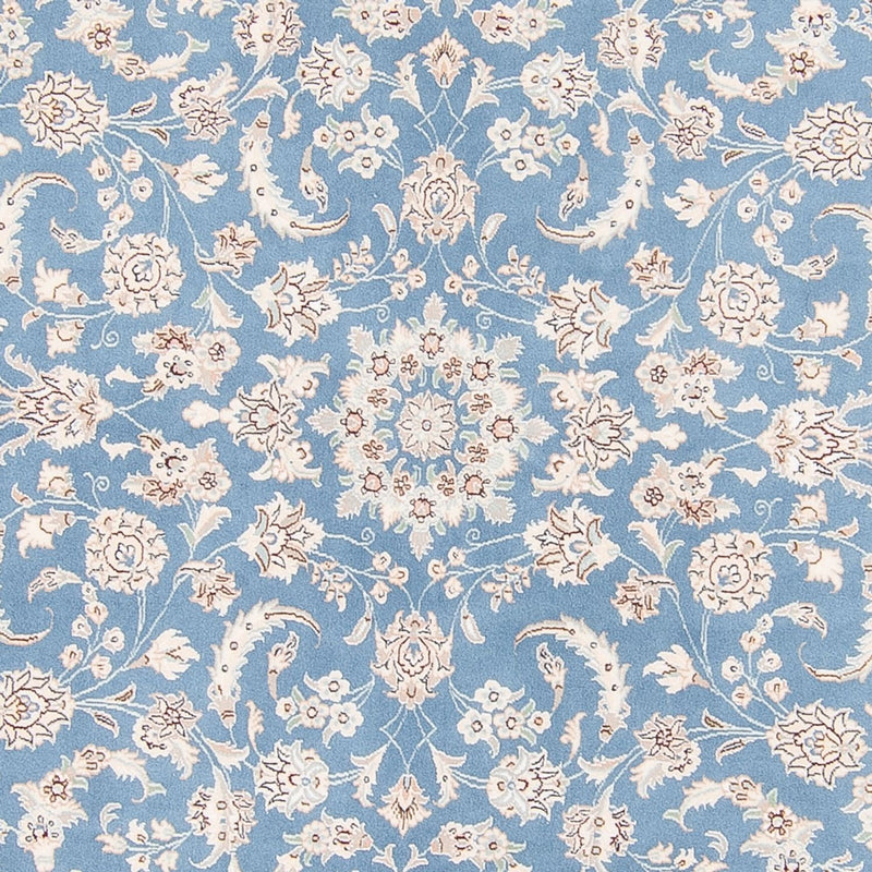 Perser Rug - Nain round  - 200 x 200 cm - light blue