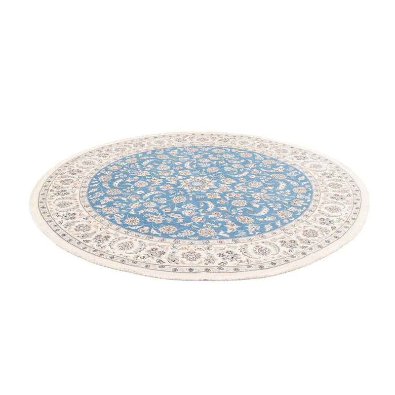 Perser Rug - Nain round  - 200 x 200 cm - light blue