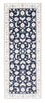 Runner Perser Rug - Nain - Royal - 200 x 80 cm - dark blue