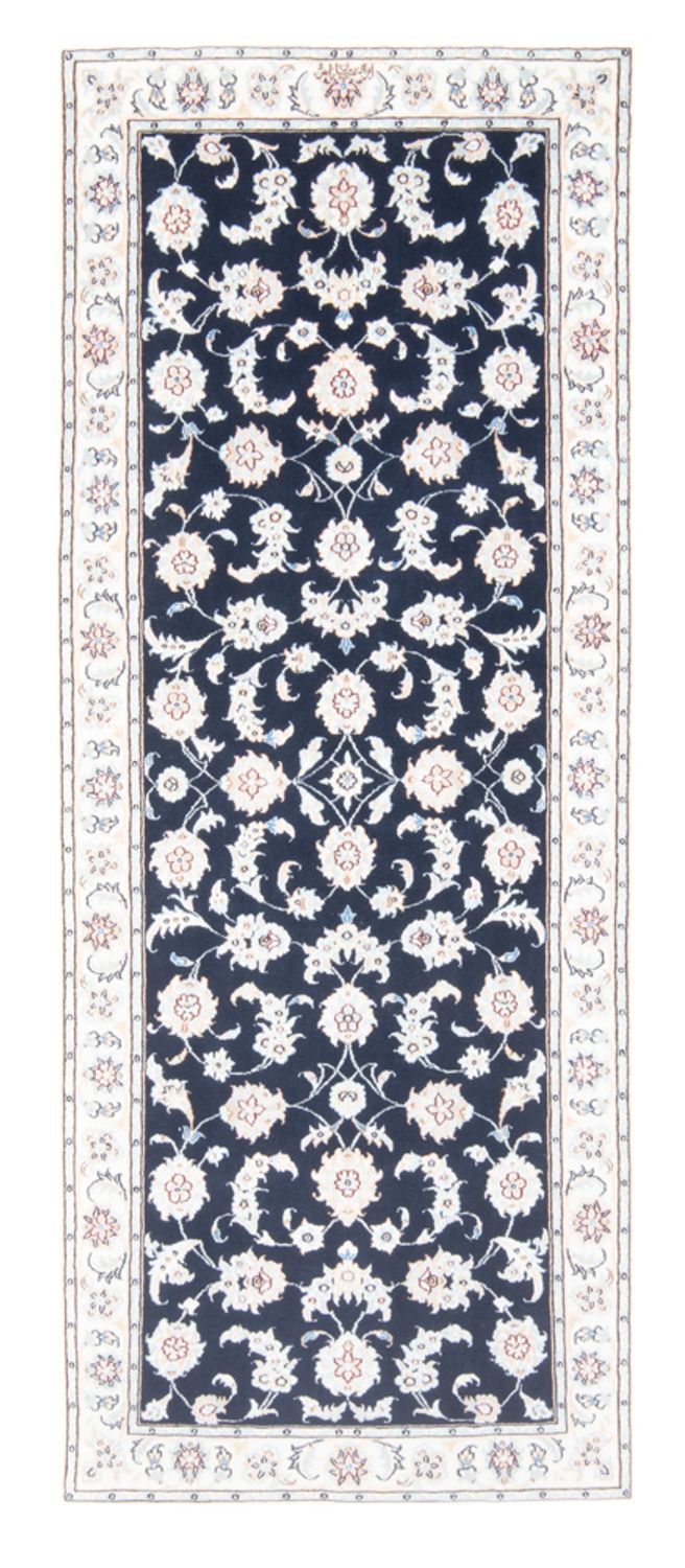 Runner Perser Rug - Nain - Royal - 200 x 80 cm - dark blue