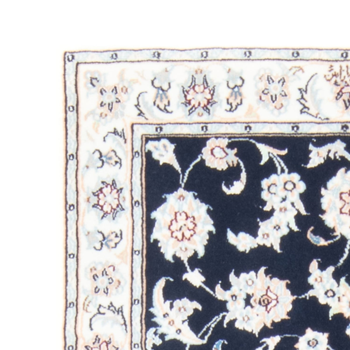 Runner Perser Rug - Nain - Royal - 200 x 80 cm - dark blue