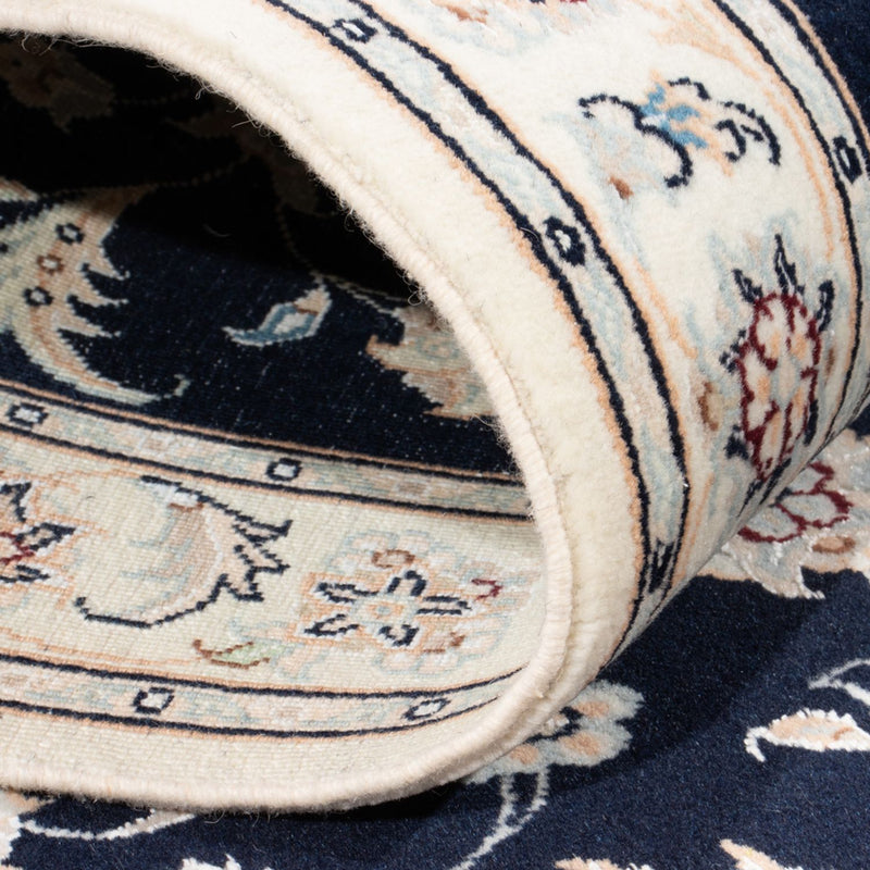 Runner Perser Rug - Nain - Royal - 200 x 80 cm - dark blue