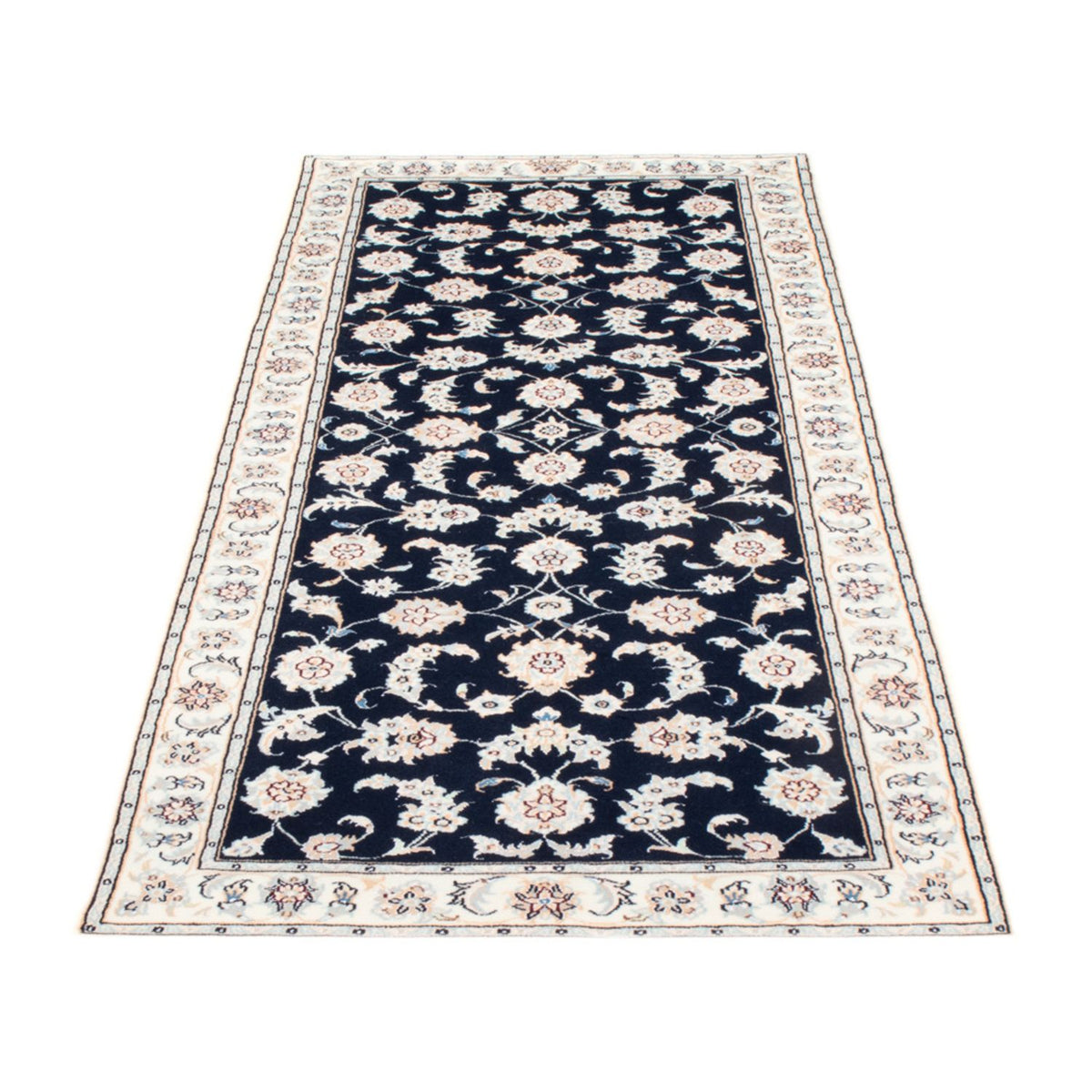 Runner Perser Rug - Nain - Royal - 200 x 80 cm - dark blue