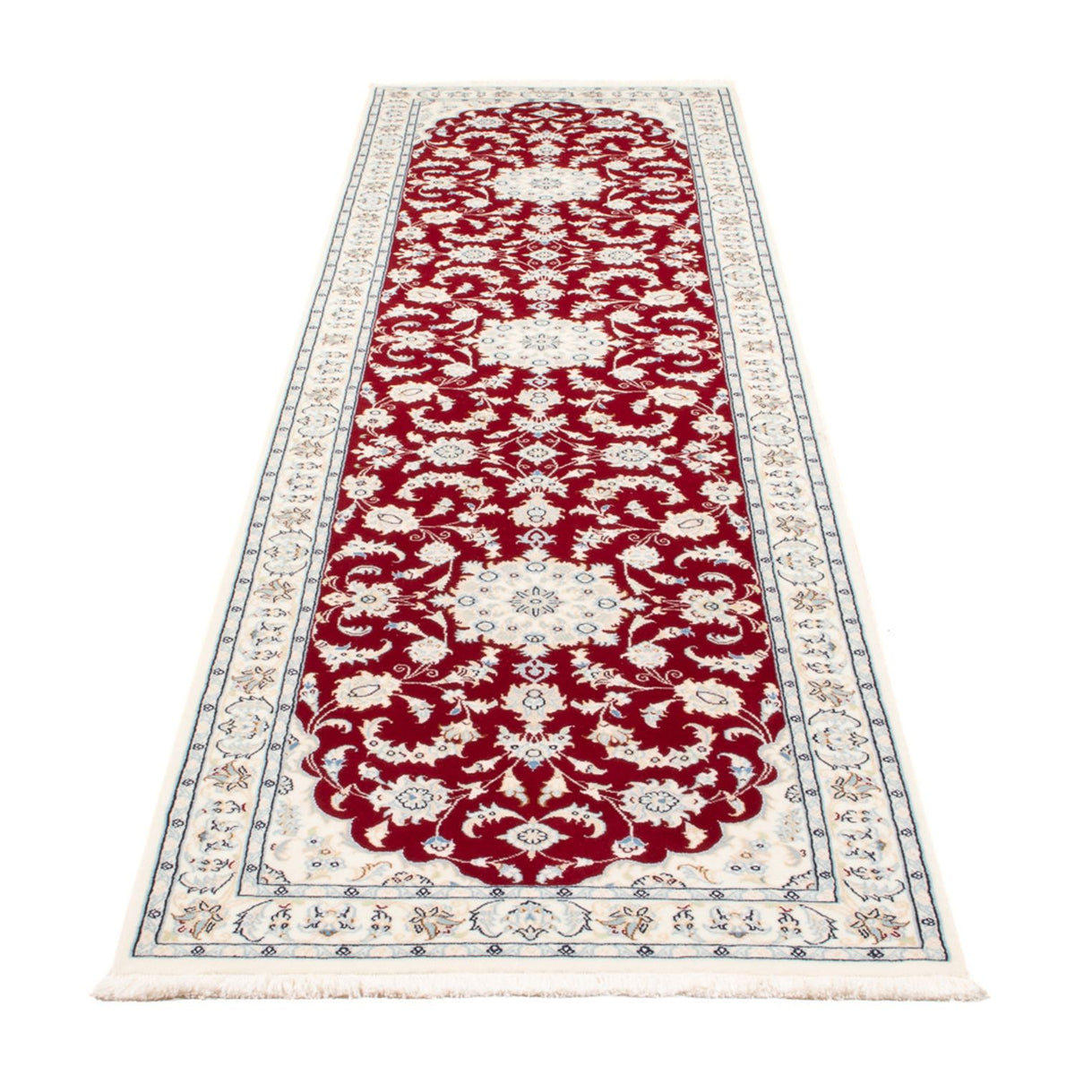 Runner Perser Rug - Nain - Premium - 300 x 78 cm - red